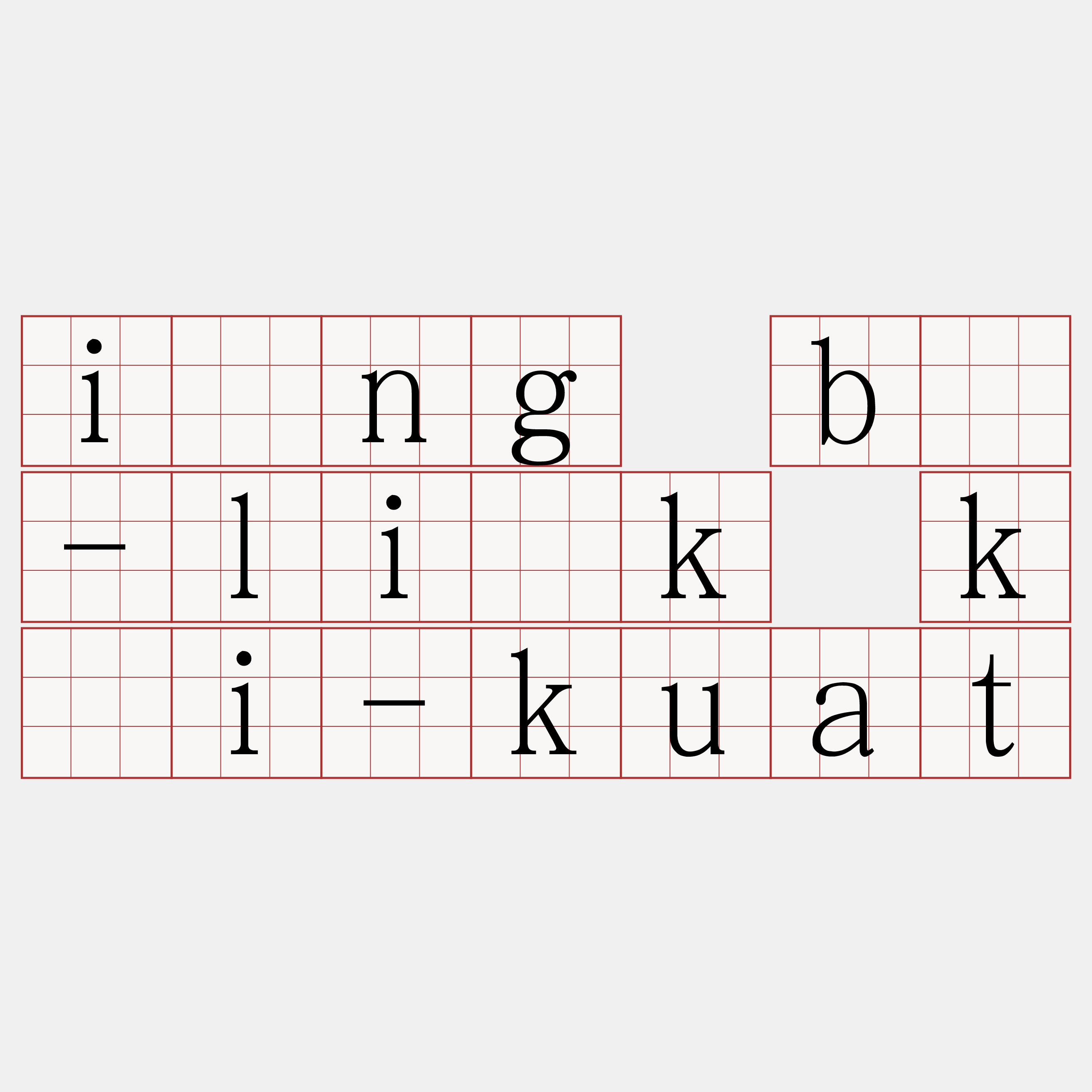 iōng bú-li̍k kái-kuat